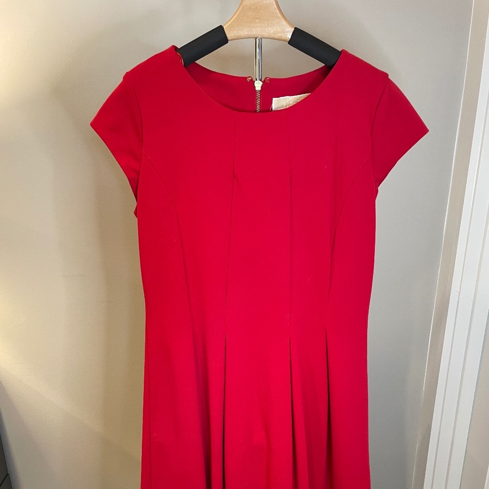 Michael Kors Red Fit and Flare Dress Size 14. Great Condition!
